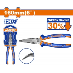 PINZA PUNTA DOBLADA 6" Cr-V AHORRO ENERGIA 30% WADFOW WPL4716