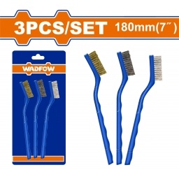SET X3 CEPILLO MANUAL ALAMBRE 180MM 7" WADFOW WBH3607