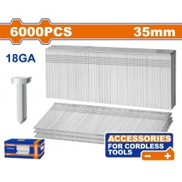 CLAVOS 35MM CAJA X 6000 UNIDADES 18GA WADFOW WNA18356