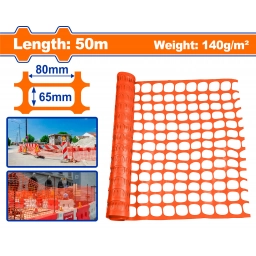 MALLA PLASTICA SEGURIDAD 50M WADFOW WTQ9603