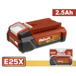 BATERIA LITIO 25V 2.5AH PARA LINEA E25X USO INDUSTRIAL OSBURK KLBP25251
