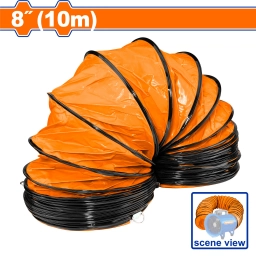 MANGUERA CONDUCTO PVC 10M 8" PARA VENTILADOR WGFJ2A08 WADFOW WBPP1A08