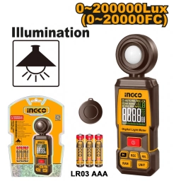 MEDIDOR DE LUZ DIGITAL INGCO HETLU031
