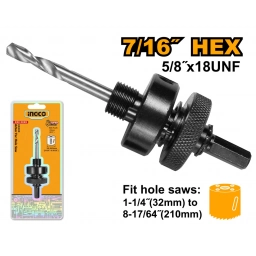 VASTAGO GUIA 7/16" HEX INGCO HSA02