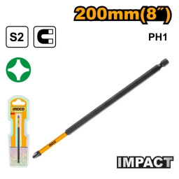 PUNTA DE ATORNILLADOR DE IMPACTO 8" INGCO SDBIM71PH1200