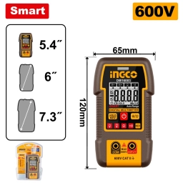 TESTER MULTIMETRO DIGITAL 600V INGCO DM16003