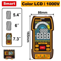 TESTER MULTIMETRO DIGITAL 1000V INGCO DM110004