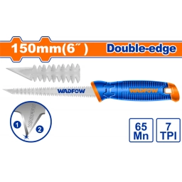 SERRUCHO DOBLE FILO 6 150MM 7TPI WADFOW WHW3G62