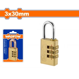 CANDADO COMBINACION 3 DIGITOS 30MM WADFOW WPD3433