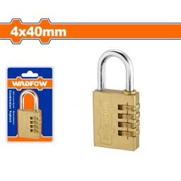 CANDADO COMBINACION 4 DIGITOS 40MM WADFOW WPD3444