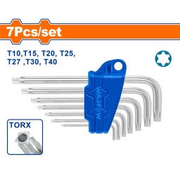 SET X7 LLAVES TORX T10-T40 WADFOW WHK3671