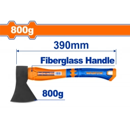 HACHA 800G MANGO FIBRA DE VIDRIO WADFOW WHM6308