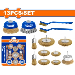 SET X13 CEPILLOS DE ALAMBRE WADFOW WCE6403