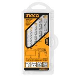 MECHAS CONCRETO PARED SET 5 PZAS INGCO AKDB3055