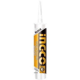 SILICONA ACIDA NEGRA POMO 300ML INGCO HASS03