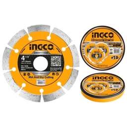 DISCO DIAMANTADO EN LATA X 10PCS SEGMENTADO 4 1/2" INGCO DMD011152M