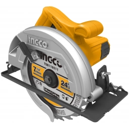 SIERRA CIRCULAR (ECO) DE MANO INGCO CS18518 DISCO 7� 1200S 5000RPM CORTE 65MM