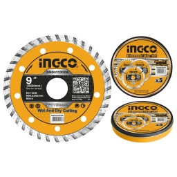 DISCO TURBO LATA X5 PCS 9" X 22.2MM  INGCO DMD032302M