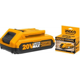 BATERIA LITIO 20V VOLT INGCO PARA LINEA MULTIPLE HERRAMIENTAS FBLI2001