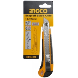TRINCHETA 18 MM INGCO HKNS1803 CON 1 HOJA SOFT GRIP