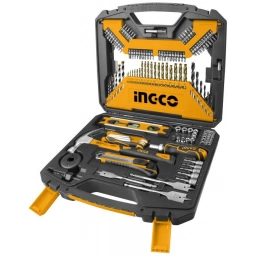 SET DE 120 ACCESORIOS MECHAS Y HERRAMIENTAS + VALIJA HKTAC011201 INGCO