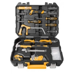 KIT SET DE 117 HERRAMIENTAS COMBINADAS INGCO C VALIJA PLASTICA HKTHP21171