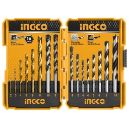 JUEGO 16 MECHAS METAL/ MADERA/ CONCRETO INGCO AKD9165