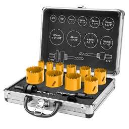 JUEGO VALIJA 12 MECHAS DE COPA INGCO AKH0121