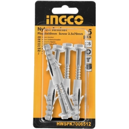 SET TORNILLO HEXAGONAL C/TACO 10 MM 5 SET X BLISTER