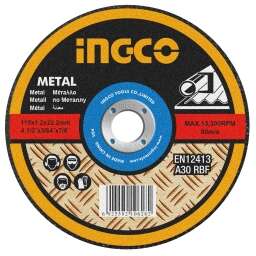 DISCO CORTE METAL 405 SENSITIVA (16")X3.0(1/8")X25.4(1") INGCO MCD304051