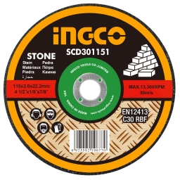 DISCO CORTE MAMPOSTERIA PARED 7" X 3.0MM SCD301801 INGCO