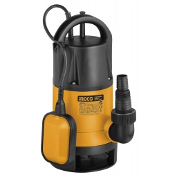 BOMBA SUMERGIBLE PLASTICO 750W 1 HP AGUA LIMPIA/TURBIA INGCO SPD7501 8MT