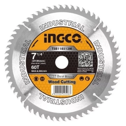 DISCO MADERA 7 1/4 P SIERRA CIRCULAR INGCO 60 D B/ 20 MM C RED A 16MM TSB118513 P/CS18528