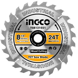DISCO SIERRA INGLETADORA 8 1/4 P MADERA 24 DIENTES INGCO TSB121021