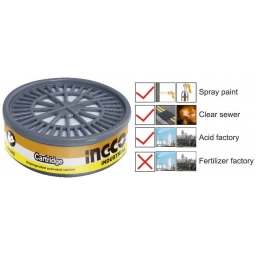 FILTRO MULTI GAS P MASCARA CARBON ACTIVADO INGCO HCD02