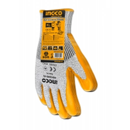 GUANTES AMARILLO RESISTENTE A CORTES HGCG08-XL INGCO  TALLE XL