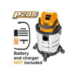 ASPIRADORA P20S 20LTS BATERIA 20VOLT INGCO CVLI2005