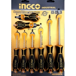 JUEGO DESTORNILLADORES 8 PZAS INGCO HKSD0828