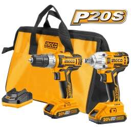 KIT P20S ATORNILLADOR Y LLAVE IMPACTO 20V CKLI2007