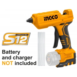 PISTOLA SILICONA S12 A BATERIA 12 VOLT CGGLI1201
