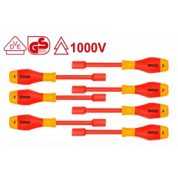 SET AISLADO 7 DESTORNILLADOR PUNTA DADO INGCO HKISD0701