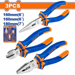 SET X 3 PINZAS MANUALES WADFOW WPS0603