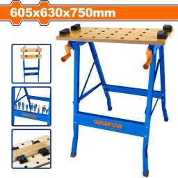 MESA DE TRABAJO PLEGABLE 60.5X63X75CM 100KG WADFOW WWE1525