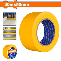 CINTA SE�ALIZACION AMARILLA 30MT X 50MM WADFOW WPN4H30