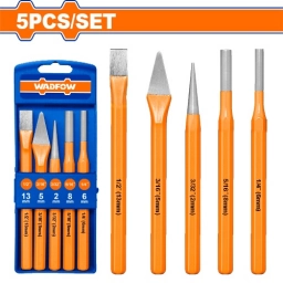 JUEGO DE CINCEL Y PUNZ�N 5PCS