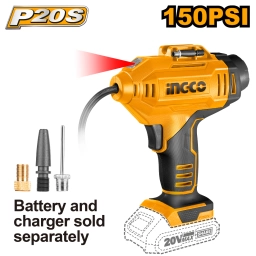 INFLADOR COMPRESOR A BATERIA 20V P20S SBAT INGCO CACLI2018