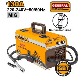 SOLDADORA MIG 130AMP INVERTER NO GAS IGBT INGCO ING-FC13012