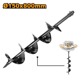 MECHA PARA POCERA 150MM X 80CM INGCO GEA55221-2