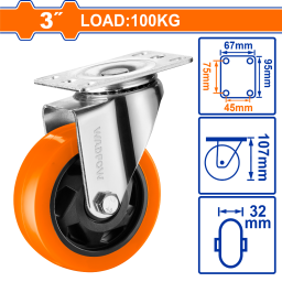 RUEDA GIRATORIA 3 WADFOW WJL2332
