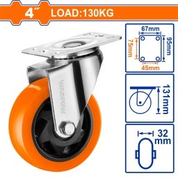RUEDA GIRATORIA 4 WADFOW WJL2342